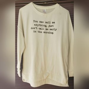 Long-Sleeve Pajama Sweatshirt, (Secret Treasures Sleepwear)